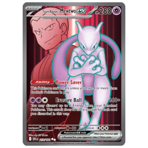 Team Rocket's Mewtwo ex - 213/182 - Destined Rivals